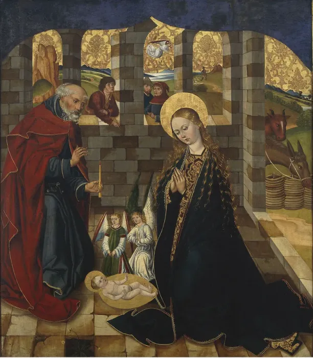 Framed Print : The Adoration of the Christ Child Framed Print : The Adoration of the Christ Child
