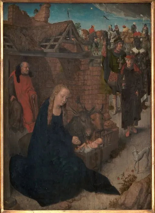Framed Print : The Adoration of the Kings, 1448-1494. Creator: Hans Memling Framed Print : The Adoration of the Kings, 1448-1494. Creator: Hans Memling