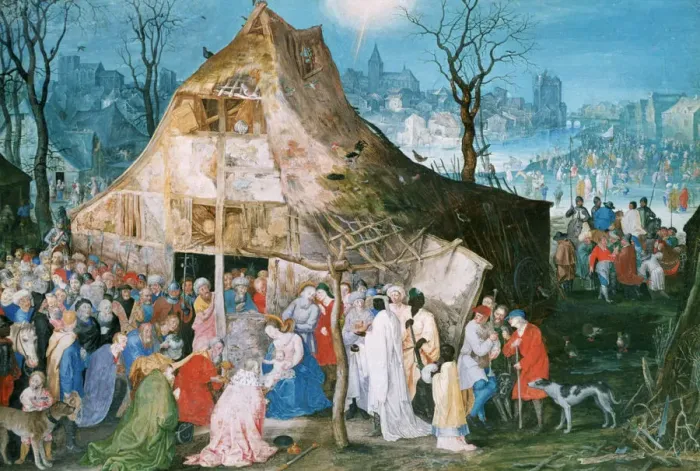 Framed Print : Adoration of the Kings, 1598. Artist: Jan Brueghel the Elder Framed Print : Adoration of the Kings, 1598. Artist: Jan Brueghel the Elder