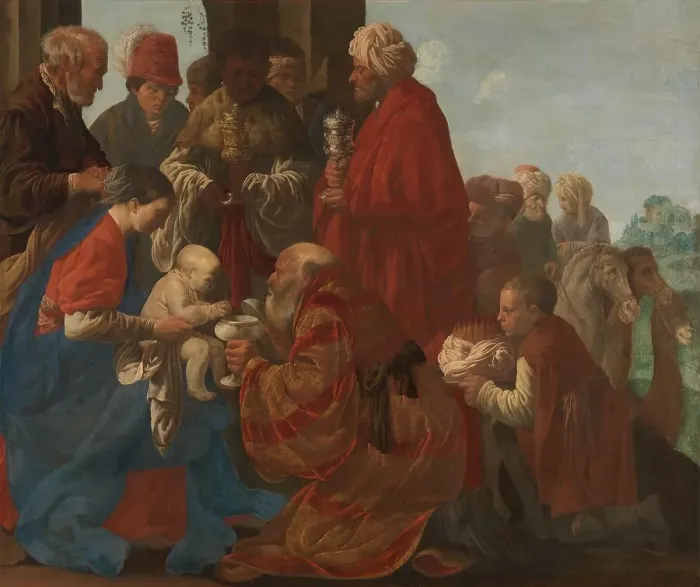 Framed Print : The Adoration of the Kings, 1619. Creator: Hendrick ter Brugghen Framed Print : The Adoration of the Kings, 1619. Creator: Hendrick ter Brugghen