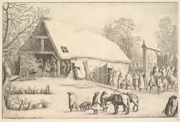 Framed Print : Adoration of the Kings, after Augustin Braun, 1646. Creator: Wenceslaus Hollar Framed Print : Adoration of the Kings, after Augustin Braun, 1646. Creator: Wenceslaus Hollar