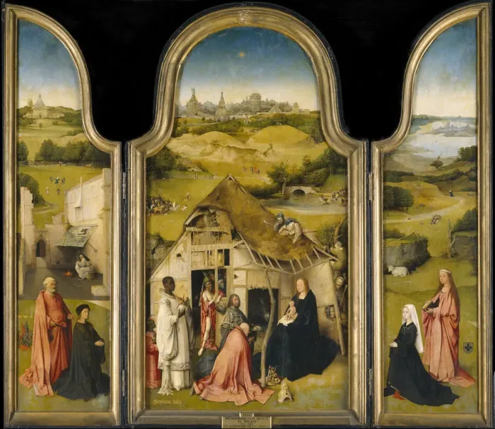 Framed Print : The Adoration of the Kings, c. 1495. Artist: Bosch, Hieronymus (c. 1450-1516) Framed Print : The Adoration of the Kings, c. 1495. Artist: Bosch, Hieronymus (c. 1450-1516)