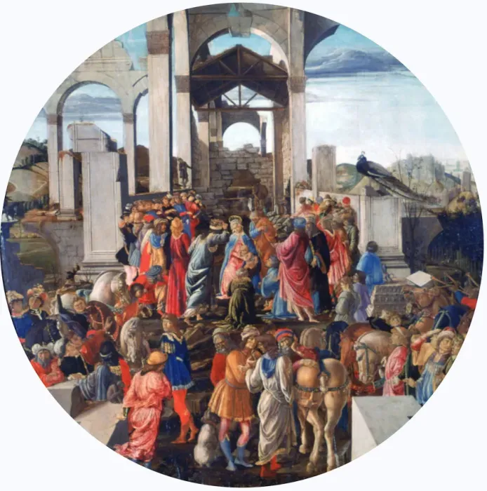Framed Print : The Adoration of the Kings, c1470-1475. Artist: Sandro Botticelli Framed Print : The Adoration of the Kings, c1470-1475. Artist: Sandro Botticelli