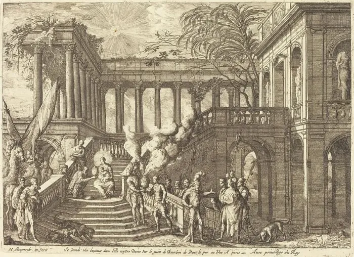 Framed Print : The Adoration of the Kings. Creator: Henri Mauperché Framed Print : The Adoration of the Kings. Creator: Henri Mauperché
