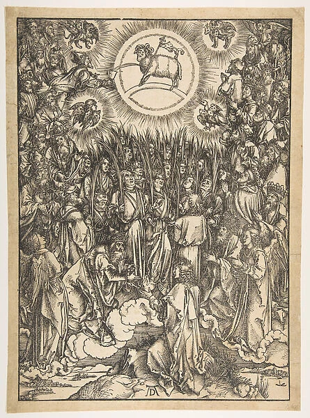 The Adoration of the Lamb, from The Apocalypse, Latin Edition, 1511, 1511