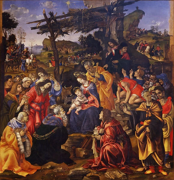 The Adoration of the Magi, 1496. Artist: Lippi, Filippino (1457-1504)