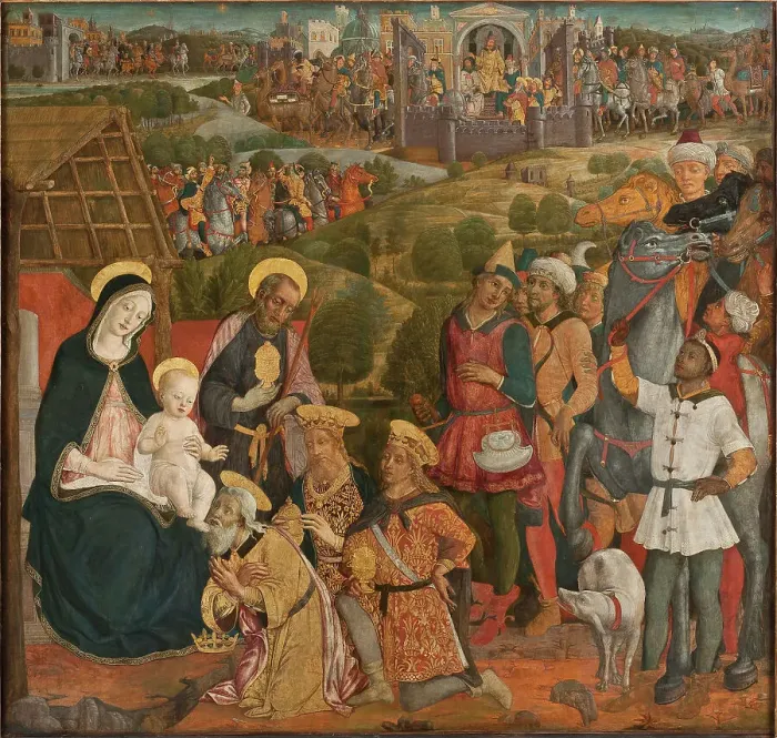 Framed Print : The Adoration of the Magi Framed Print : The Adoration of the Magi