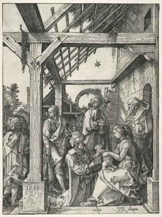 Framed Print : The Adoration of the Magi, 1511. Creator: Albrecht Dürer (German, 1471-1528) Framed Print : The Adoration of the Magi, 1511. Creator: Albrecht Dürer (German, 1471-1528)