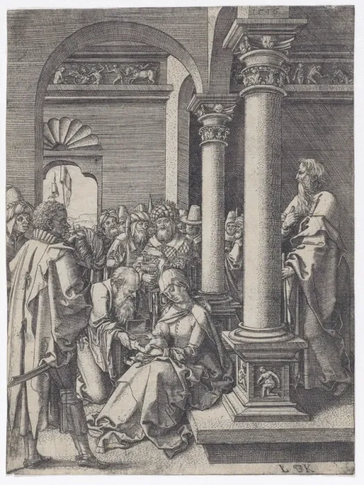 Framed Print : The Adoration of the Magi, 1516. Creator: Ludwig Krug Framed Print : The Adoration of the Magi, 1516. Creator: Ludwig Krug