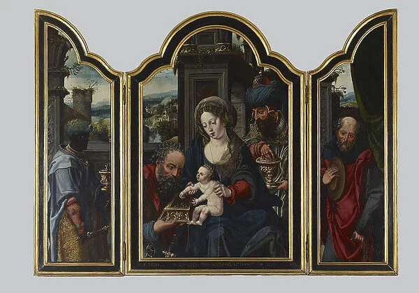 Adoration of the Magi, 1540-1549. Creator: Pieter Coecke van Aelst