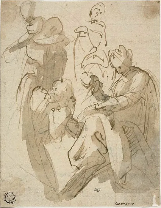 Framed Print : Adoration of the Magi, 1540-1560. Creator: Unknown Framed Print : Adoration of the Magi, 1540-1560. Creator: Unknown