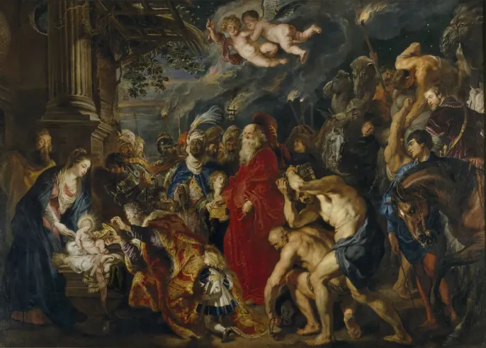 Framed Print : The Adoration of the Magi, 1610-1620s. Artist: Rubens, Pieter Paul (1577-1640) Framed Print : The Adoration of the Magi, 1610-1620s. Artist: Rubens, Pieter Paul (1577-1640)