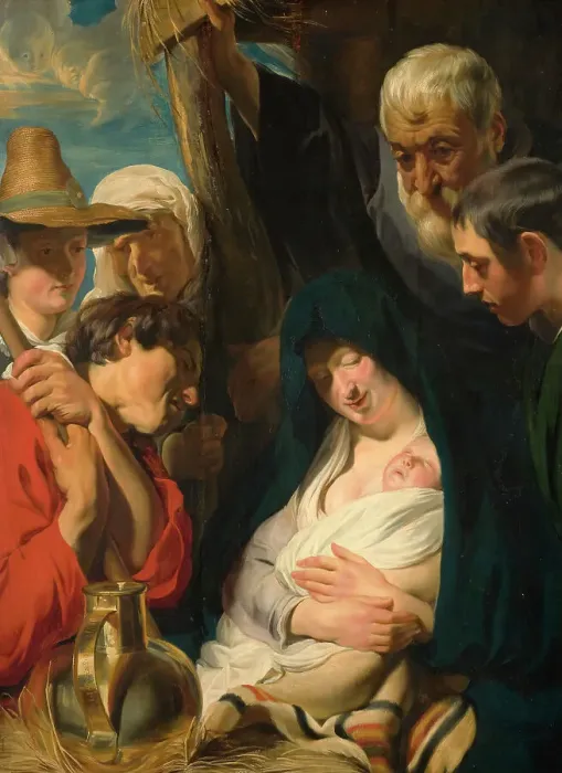 Framed Print : The Adoration of the Magi, 1618. Creator: Jacob Jordaens Framed Print : The Adoration of the Magi, 1618. Creator: Jacob Jordaens