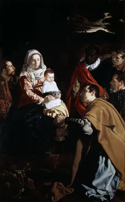 Framed Print : The Adoration of the Magi, 1619. Artist: Diego Velazquez Framed Print : The Adoration of the Magi, 1619. Artist: Diego Velazquez