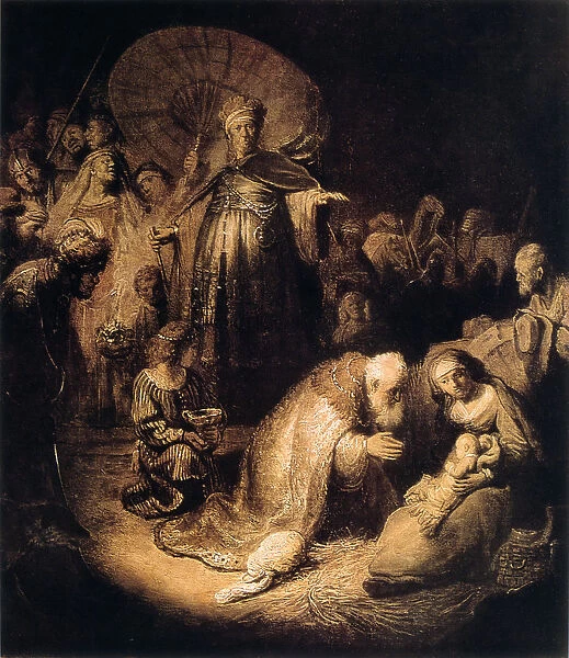 The Adoration of the Magi, 1632. Artist: Rembrandt Harmensz van Rijn
