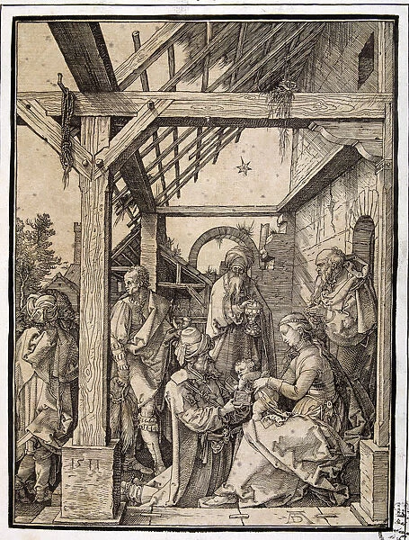 Adoration of the Magi, by Albrecht Dürer