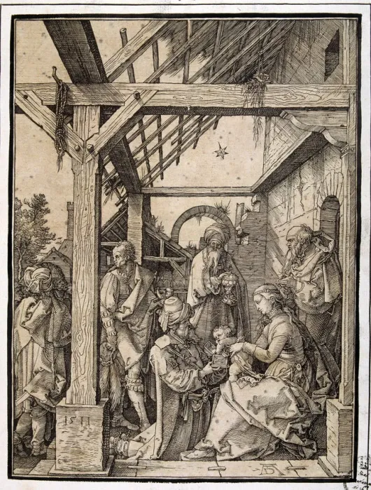 Framed Print : Adoration of the Magi, by Albrecht Dürer Framed Print : Adoration of the Magi, by Albrecht Dürer