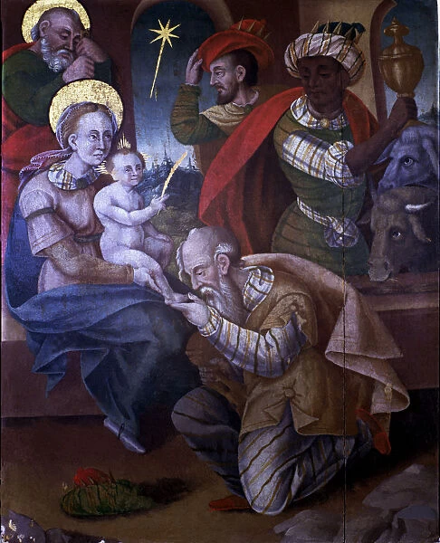 Adoration of the Magi, by an anonymous author