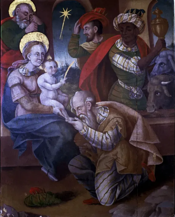 Framed Print : Adoration of the Magi, by an anonymous author Framed Print : Adoration of the Magi, by an anonymous author