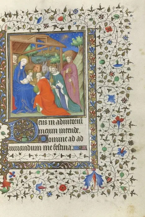 Framed Print : The Adoration of the Magi; Book of Hours, about 1415-1420. Creators: Boucicaut Master, Workshop of the Boucicaut Master Framed Print : The Adoration of the Magi; Book of Hours, about 1415-1420. Creators: Boucicaut Master, Workshop of the Boucicaut Master