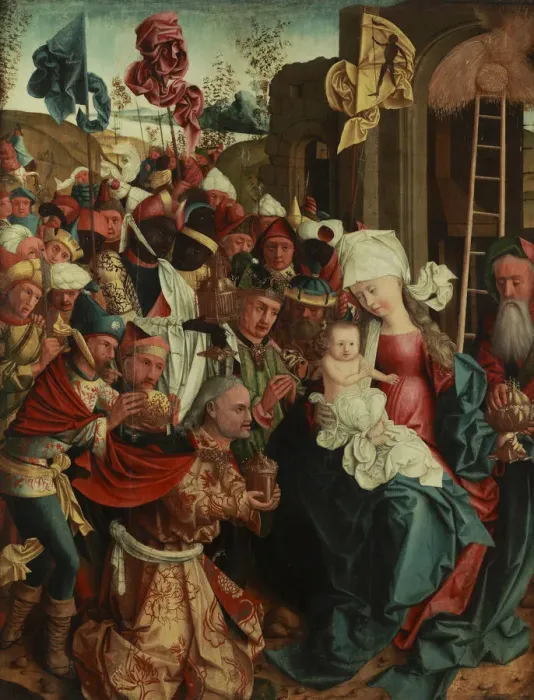 Framed Print : The Adoration of the Magi, c. 1497 Framed Print : The Adoration of the Magi, c. 1497