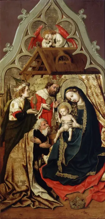 Framed Print : The Adoration of the Magi, c1440 Framed Print : The Adoration of the Magi, c1440
