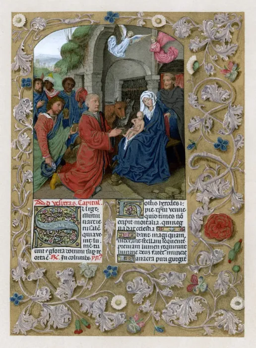 Framed Print : Adoration of the Magi, c1490-1497 Framed Print : Adoration of the Magi, c1490-1497