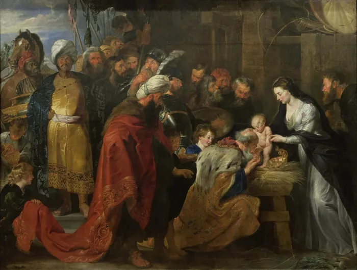 Framed Print : The Adoration of the Magi, c1617-1618. Creator: Rubens, Pieter Paul (1577-1640) Framed Print : The Adoration of the Magi, c1617-1618. Creator: Rubens, Pieter Paul (1577-1640)