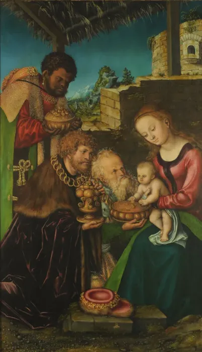 Framed Print : The Adoration of the Magi, ca 1515 Framed Print : The Adoration of the Magi, ca 1515