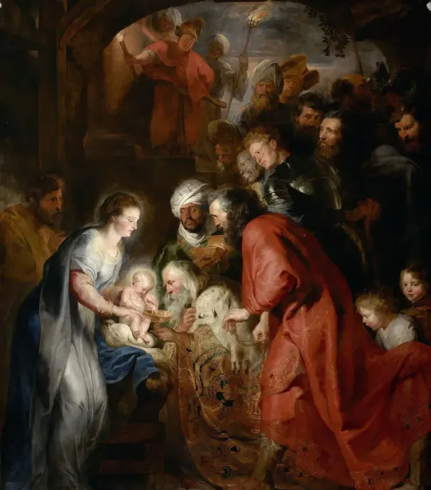 Framed Print : The Adoration of the Magi, ca 1619. Creator: Rubens, Pieter Paul (1577-1640) Framed Print : The Adoration of the Magi, ca 1619. Creator: Rubens, Pieter Paul (1577-1640)