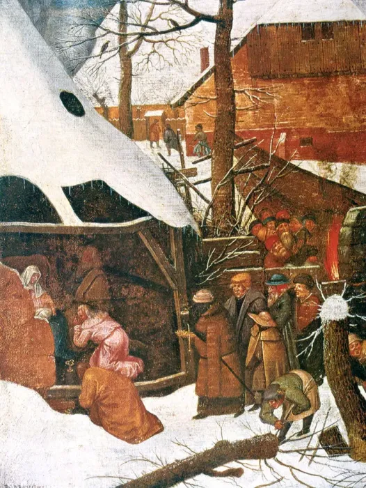 Framed Print : The Adoration of the Magi (detail), c1584-1638. Artist: Pieter Brueghel the Younger Framed Print : The Adoration of the Magi (detail), c1584-1638. Artist: Pieter Brueghel the Younger