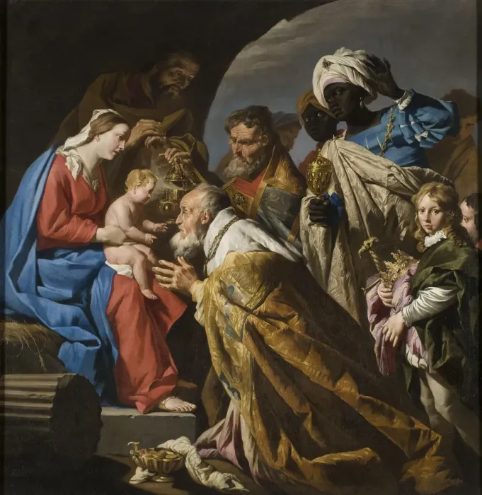 Framed Print : The Adoration of the Magi, Early 1630s Framed Print : The Adoration of the Magi, Early 1630s