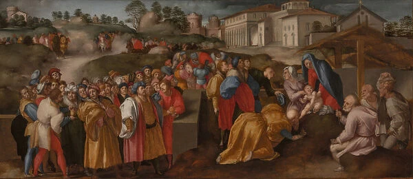 The Adoration of the Magi (Epifania Benintendi), 1519-1520. Artist: Pontormo (1494-1557)