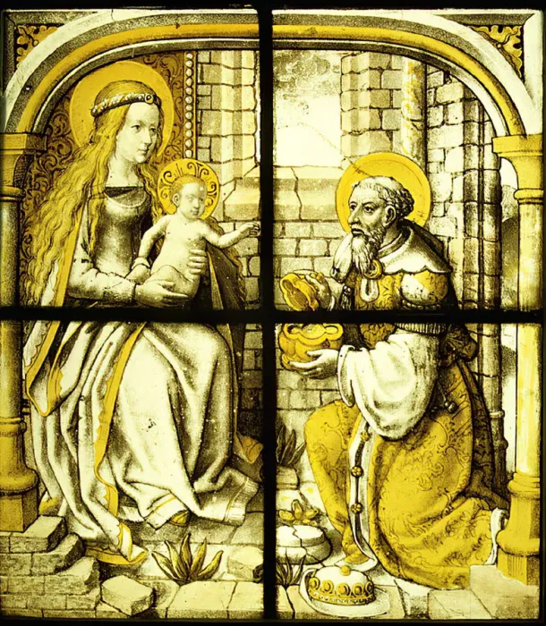 Framed Print : The Adoration of the Magi, German, ca. 1510-15. Creator: Unknown Framed Print : The Adoration of the Magi, German, ca. 1510-15. Creator: Unknown