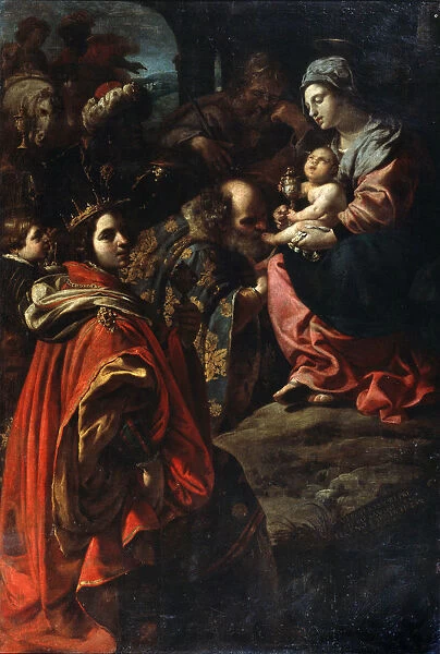 The Adoration of the Magi, late 16th or 17th century. Artist: Rutilio di Lorenzo Manetti