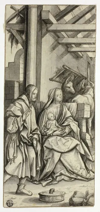 Framed Print : Adoration of the Magi, n.d. Creator: Studio of Hans Burgkmair, the elder German Framed Print : Adoration of the Magi, n.d. Creator: Studio of Hans Burgkmair, the elder German