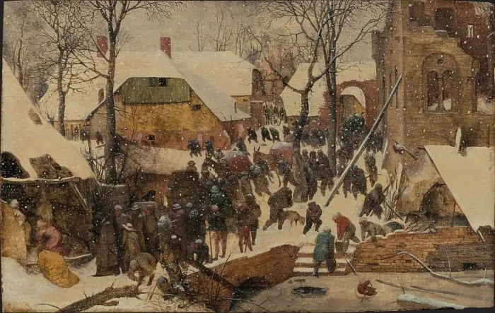 Framed Print : The Adoration of the Magi in the Snow, 1563. Creator: Bruegel (Brueghel); Pieter; the Elder (ca 1525-1569) Framed Print : The Adoration of the Magi in the Snow, 1563. Creator: Bruegel (Brueghel); Pieter; the Elder (ca 1525-1569)