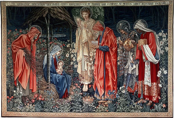 The Adoration of the Magi, tapestry, 1890. Artist: Morris & Co