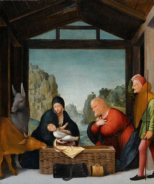 The Adoration of the Shepherds, 1500-1535. Creator: Bramantino