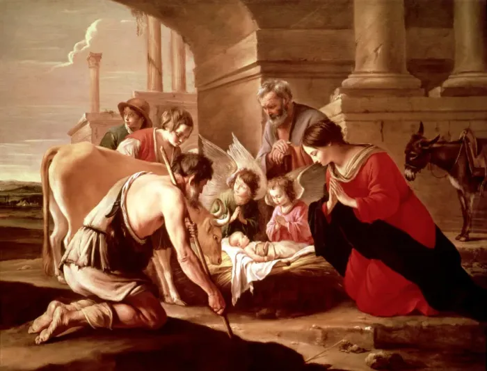 Framed Print : Adoration of the Shepherds Framed Print : Adoration of the Shepherds