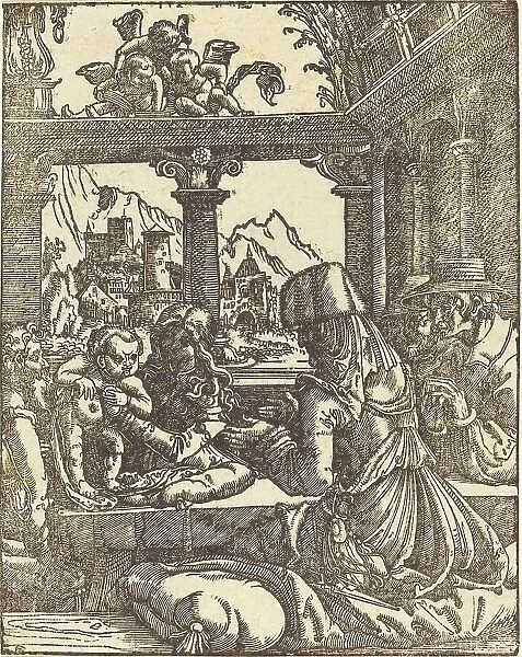 The Adoration of the Shepherds, in or after 1520. Creator: Albrecht Altdorfer
