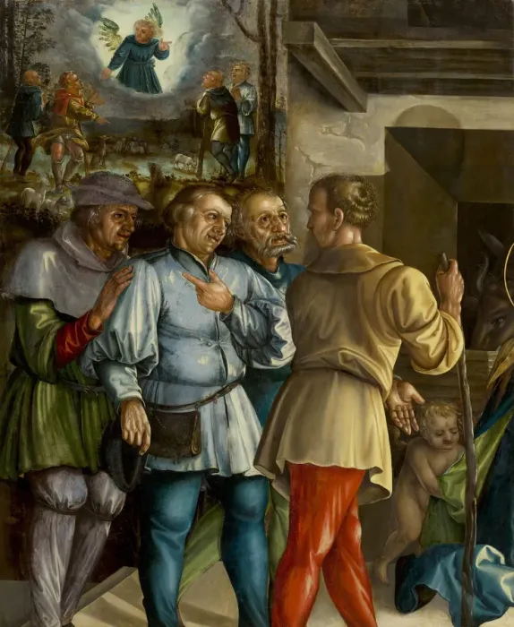Framed Print : The Adoration of the Shepherds, 1531 Framed Print : The Adoration of the Shepherds, 1531