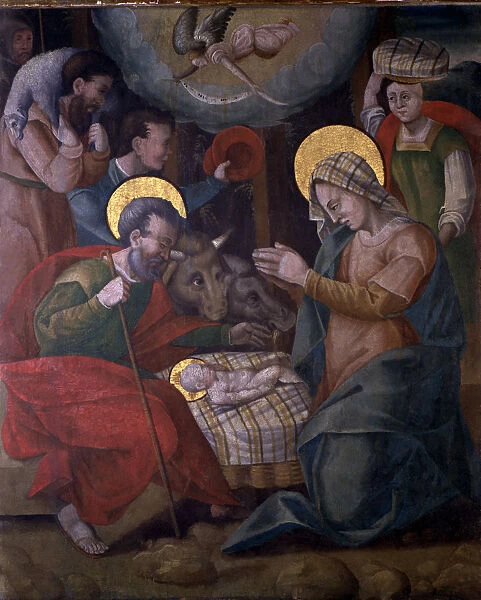 Adoration of the Shepherds, by an anonymous author