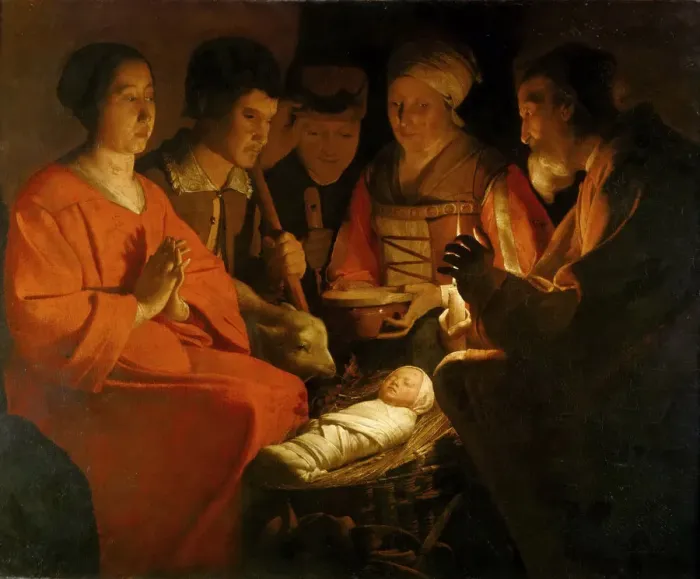 Framed Print : The Adoration of the Shepherds, c. 1644 Framed Print : The Adoration of the Shepherds, c. 1644