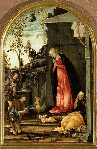 The Adoration of the Shepherds, ca 1475. Creator: Ciampanti, Michele (active 1463-1510)
