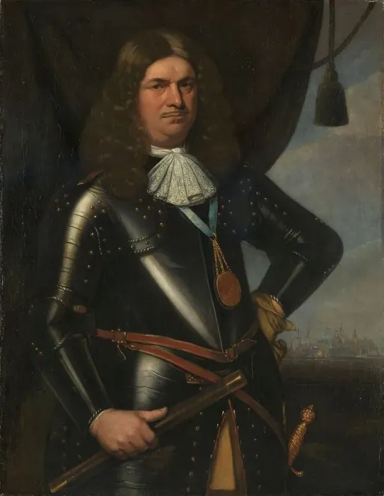 Framed Print : Adriaen Banckert (c 1620-1684), Vice Admiral of Zeeland, 1673. Creator: Hendrick Berckman Framed Print : Adriaen Banckert (c 1620-1684), Vice Admiral of Zeeland, 1673. Creator: Hendrick Berckman