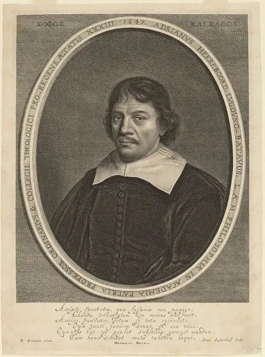 Framed Print : Adriaen Heereboord. Creator: Jonas Suyderhoef Framed Print : Adriaen Heereboord. Creator: Jonas Suyderhoef
