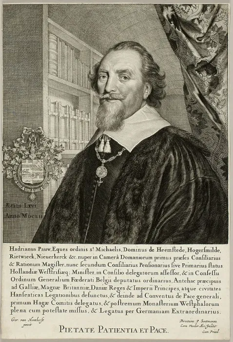 Framed Print : Adriaen Pauw, Lord of Heemstede, 1652. Creator: Cornelis de Visscher Framed Print : Adriaen Pauw, Lord of Heemstede, 1652. Creator: Cornelis de Visscher