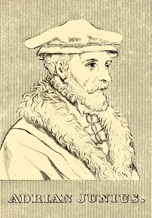 Framed Print : Adrian Junius, (1511-1575), 1830. Creator: Unknown Framed Print : Adrian Junius, (1511-1575), 1830. Creator: Unknown