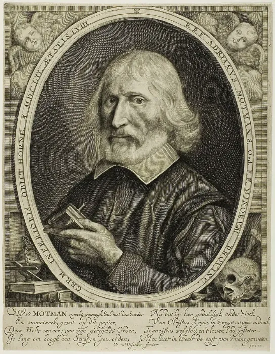 Framed Print : Adrian Motmans, n.d. Creator: Cornelis de Visscher Framed Print : Adrian Motmans, n.d. Creator: Cornelis de Visscher
